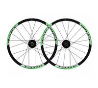 Paire de Roues de Frein à Disque 406 20" pour vélos pliants/Montagne BMX | Cassette 7 8 9 vitesses, roues avant et arrière 100/135mm QR, moyeux à billes libres, A/V