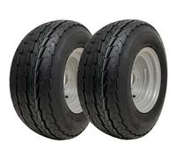 Paire de roues de remorque Wanda P815 20.5x8.0-10 sur jantes acier 100 mm PCD, 412 kg, route Europe/UK (set de 2)