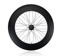 Paire De Roues De Vélo À Pignon Fixe 700C Frein Inversé Hauteur 90mm Roues Avant Et Arrière pour Vélo À Vitesse Unique Jantes en Alliage D'aluminium 100mm/120mm(Front)