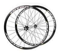 Paire De Roues De Vélo À Pignon Fixe 700C Jante De 30 Mm Roues Avant Et Arrière en Alliage D'aluminium Moyeu À Frein V Pneus 700x23c-25c