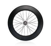 Paire De Roues De Vélo À Pignon Fixe en Fibre De Carbone 700C Roue De 88 Mm Moyeux À Roulement À Billes 100/120 Mm Roues Avant Et Arrière(UD Matt,Rear Wheel)