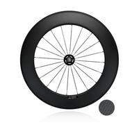 Paire De Roues De Vélo À Pignon Fixe en Fibre De Carbone 700C Roue De 88 Mm Moyeux À Roulement À Billes 100/120 Mm Roues Avant Et Arrière(3K Matt,Front Wheel)