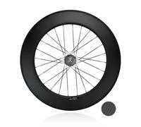 Paire De Roues De Vélo À Pignon Fixe en Fibre De Carbone 700C Roue De 88 Mm Moyeux À Roulement À Billes 100/120 Mm Roues Avant Et Arrière(3K Matt,Rear Wheel)