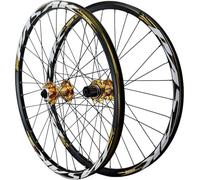 Paire De Roues De Vélo De Montagne, 26/27,5/29 Pouces, Double Paroi en Alliage D'aluminium Hybride/VTT, Jante De Vélo, Frein À Disque, Compatible 7/8/9/10/11 Vitesses