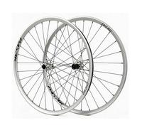 Paire De Roues De Vélo De Montagne 27,5" 29" 54T À Cliquet Jantes Double Couche Roues Trail/AM/DH, Cassette 7-12 Vitesses, Verrouillage Central Axe Traversant Boost(29"-Silver,F100 R142)