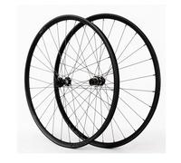 Paire De Roues De Vélo De Montagne 27,5" 29" 54T À Cliquet Jantes Double Couche Roues Trail/AM/DH, Cassette 7-12 Vitesses, Verrouillage Central Axe Traversant Boost(27.5"-Black,F110 R148)