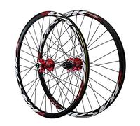 Paire de roues de vélo de montagne de 61 cm - Jante en alliage double couche - Frein à disque 32H - Pour vélo pliable BMX - Compatible avec roulements à cassette 8-12 vitesses - 1886 g