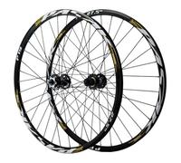 Paire de roues de vélo de montagne - Frein à disque 66/70/73", alliage d'aluminium - 32 trous - 2 avant et arrière - 4 roulements à dégagement rapide - Roue avant et arrière