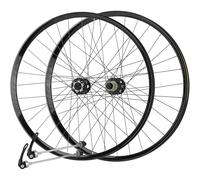 Paire De Roues De Vélo De Route, 26"/27,5" en Alliage D'aluminium Avant 2 Arrière 5 Moyeux Peilin, Frein À Disque À Dégagement Rapide, for Vitesses 7/8/9/10/11, Arc-en-Ciel(Black,26inch)