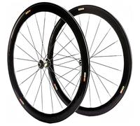 Paire de Roues de vélo de Route 700C*23C-25C-28C 40/50 mm en Alliage d'aluminium, Freins C/V ou Freins à Disque, moyeu 20H à dégagement Rapide pour Roues 7, 8, 9, 10, 11 Vitesses