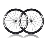 Paire De Roues De Vélo De Route 700C 50 Mm De Profondeur Jantes en Alliage D'aluminium Dégagement Rapide Freins C/V/sur(Black Drum)