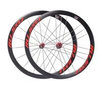 Paire de Roues de vélo de Route 700C en Alliage d'aluminium, Roues à démontage Rapide, Hauteur de Jante 40/50 mm, Freins V/C, moyeux à roulements scellés, supporte Une Cassette 8-11 Vitesses.
