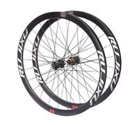 Paire De Roues De Vélo De Route 700C Jante De Vélo en Aluminium De 38mm Roulement Scellé, Cassette De Vitesse 8-9-10-11, Roues De Frein À Disque À Axe Traversant 12 * 100/142mm F/V(Silver-Black)