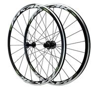 Paire de Roues de vélo de Route 700c, Jantes à Freins V-Brake, moyeux à roulements étanches, Compatible Cassette 8-12 Vitesses, Blocage Rapide. Axe Avant 9 x 100 mm, axe arrière 10