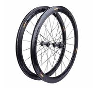 Paire De Roues De Vélo De Route 700C Roue À Dégagement Rapide De 100/130mm, Jante De Frein C/V À Double Paroi De 50mm Cliquet 36/54T Cassette 7-12 Vitesses, Roulements Scellés, F/V(36T Ratchet)