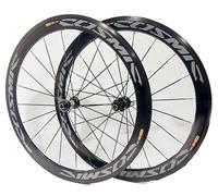 Paire De Roues De Vélo De Route 700C Roues De Cyclisme en Alliage D'aluminium 23C-25C-28C 40/50MM Frein en V Frein C Libération De Jante De Frein pour 7-12 Vitesses A,700C-50MM