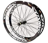 Paire De Roues De Vélo De Route 700C Roues De Cyclisme en Alliage D'aluminium 23C-25C-28C 40/50MM Frein en V Frein C Libération De Jante De Frein pour 7-12 Vitesses B,700C-40MM