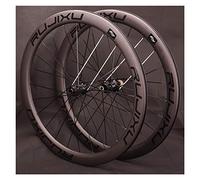 Paire de Roues de vélo de Route en Fibre de Carbone 700C, Freins à Disque, moyeu à Tube en Carbone à dégagement Rapide, 8, 9, 10, 11 Vitesses, 38 mm/50 mm de Hauteur, 24 Trous