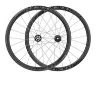 Paire de roues de vélo de route en fibre de carbone avec frein à disque, moyeu à axe traversant et à dégagement rapide, base de montage pour frein à disque à 6 broches : 8/9/10/11/12 vitesses