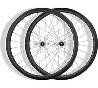 Paire de Roues de Vélo de Route en Fibre de Carbone, Hauteur 700C, Tous Axes, Freins a Disque Centerlock, Moyeux 24 Trous, 28-73 Mm, pour Cassette 8-12 Vitesses 32mm,700C