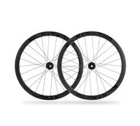 Paire de roues de vélo de route - Frein à disque 700 C - Jantes de 40 mm de profondeur - Convient pour 8/9/10/11 vitesses avec dégagement rapide/essieu traversant 24 trous