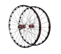 Paire De Roues De Vélo Paire de Roues de vélo 26/27,5 Pouces, VTT, Jantes en Alliage CNC à Double paroi, moyeu à Cassette, roulements scellés, Frein à Disque, 11 Vitesses, 24 Vitesses(A,26")