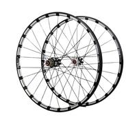 Paire De Roues De Vélo Paire de Roues de vélo 26/27,5 Pouces, VTT, Jantes en Alliage CNC à Double paroi, moyeu à Cassette, roulements scellés, Frein à Disque, 11 Vitesses, 24 Vitesses(B,26")