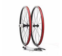Paire De Roues De Vélo Pliant 20" 451 V-Brake Jantes en Alliage D'aluminium 16/24 Trous Roue Avant/arrière BMX À Dégagement Rapide F74×9mm R130×10mm, Cassette 7, 8, 9, 10, 11 Vitesses