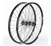 Paire De Roues De VTT 26/27,5/29 Pouces avec Frein À Disque en Fibre De Carbone À Dégagement Rapide l'avant Et L'arrière Qualité Cross-Country Compatible(Titanium,26Inch)
