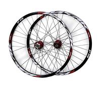 Paire de Roues de VTT 26/27,5/29 Pouces, Freins à Disque, roulements scellés, moyeu Conique, Roues Avant et arrière à dégagement Rapide, 7/8/9/10/11 Vitesses