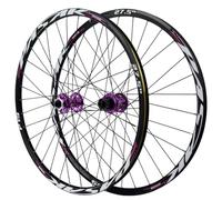 Paire de Roues de VTT Freins à Disque Jantes Alliage Double Paroi 24/26/27,5/29 32 Trous à l'avant 2 à L'Arrière 4 Roulements 7/8/9/10/11/12 Vitesses 2 000 G
