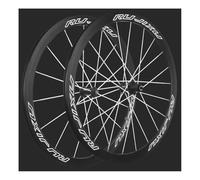 Paire de Roues de VTT Jantes de Vélo à Double Paroi 30/40/50 mm Roues Avant Et Arrière 700C Moyeux de Frein C/V/sur Jante Cassette 7/8/9/10/11/12 Vitesses Blocage Rapide 100/130 mm (Moyeu Rouge 50 M