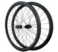 Paire de Roues de VTT Roues de Vélo Tout-Terrain 700C 2 Roulements Avant Et Arrière 24 Trous Traction Directe Hauteur de Jante 38/50 mm Frein à Disque 7 à 12 Vitesses