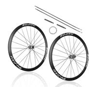 Paire De Roues En Alliage D'aluminium 26 27,5 29 Pouces Roue De Frein À Disque De Vélo De Montagne 15*100/12*142mm Axe Traversant Jantes À Double Paroi Cassette De 8-9-10-11vitesse F/V(Silver,27.5")