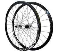 Paire De Roues for Vélo Route 700C, Freins À Disque, Jantes en Alliage, 24 Trous, Double Paroi, 4 Roulements Étanches, Avant Et Arrière, 7/8/9/10/11/12 Vitesses(12 * 100/12 * 142mm,700C-MS)