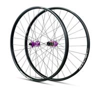 Paire De Roues HG for Vélo, 26/27,5/29 Pouces, Jantes Ultralégères en Alliage D'aluminium 15 X 110 Mm À l'avant Et 12 148 L'arrière, Moyeux 32 Trous for Freins Disque 7(Púrpura,29")
