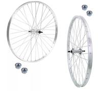 Paire de roues/jante avant arrière 26" x 1. 3/8 vélos 7 vitesses en aluminium pour vélo de ville