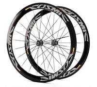 Paire De Roues pour Vélo De Route 700C Alliage D'aluminium Jantes 40/50mm Frein C/V Blocage Rapide Moyeu 20H pour Cassette 7/8/9/10/11 Vitesses Roues Avant Et Arrière(Black-Gray,50mm)
