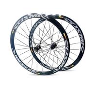 Paire De Roues pour Vélo De Route 700C Frein À Disque Blocage Rapide 100/135mm Roues Avant Et Arrière Jantes en Alliage D'aluminium 20H Moyeux 120 Clics pour 7-12 Vitesses(Gray,40mm)