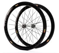 Paire De Roues pour Vélo De Route 700C Jantes en Alliage D'aluminium Frein C/V 100mm/130mm Blocage Rapide Roues Avant Et Arrière 20H 120 Clics Moyeux pour Cassette 7-12 Vitesses(Black,40mm)