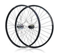 Paire De Roues pour VTT 29/27,5/29in Axe Traversant Roue Avant Et Arrière 15 X 100mm/12 X 142/148mm Frein À Disque Moyeux 32H Compatible avec 8-11 Vitesses(27.5in Colorful,F100R148)