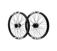 Paire de roues pride racing gravity control v2 20 406 20x100 15x110 mm 6 trous noir blanc brillant