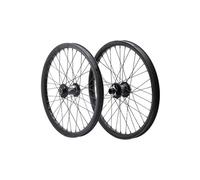 Paire de roues pride racing wave cfr control v2 20 406 20x100 15x110 mm 6 trous noir brillant