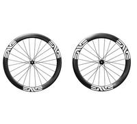 Paire de roues route enve ses 4 5 700mm 12x100 12x142mm centerlock noir blanc