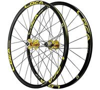 Paire de Roues vélo 26/27,5/29 Pouces, Jante VTT à pignon Fixe, Double paroi en Alliage d'aluminium, Frein Disque dégagement Rapide, Roue Route 7-12 Vitesses(29inch)