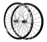 Paire De Roues Vélo, Alliage D'aluminium 700C, 2 Roulements Étanches À l'avant Et 4 L'arrière, Jantes 24 Trous, Compatibles avec Les Vélos Route 12 Vitesses, Pneus 23-4(700c-ms,15 * 100/12 * 142MM)