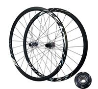 Paire De Roues Vélo, Alliage D'aluminium 700C, 2 Roulements Étanches À l'avant Et 4 L'arrière, Jantes 24 Trous, Compatibles avec Les Vélos Route 12 Vitesses, Pneus 23-4(700c-xd,9 * 100/10 * 135MM)