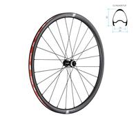 PAIRE DE ROUES VISION SC 30 CARBONE C19 TUBELESS READY 28 700C DISCO CENTER LOCK