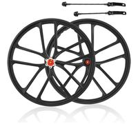 Paire De Roues VTT 20 Pouces, Frein À Disque 406, Roue Intégrée en Alliage De Magnésium, Moyeux À Cassette