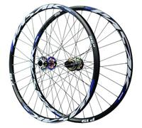 Paire de Roues VTT 24 Pouces, 26 Pouces, Freins à Disque Double paroi, 4 roulements étanches, Jantes Avant et arrière 27,5/29 Pouces, Compatible 7 à 12 Vitesses, diamètre 135 mm.